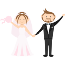 people,romantic,bride,groom,wedding couple